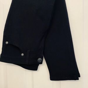 Black knit jeggings